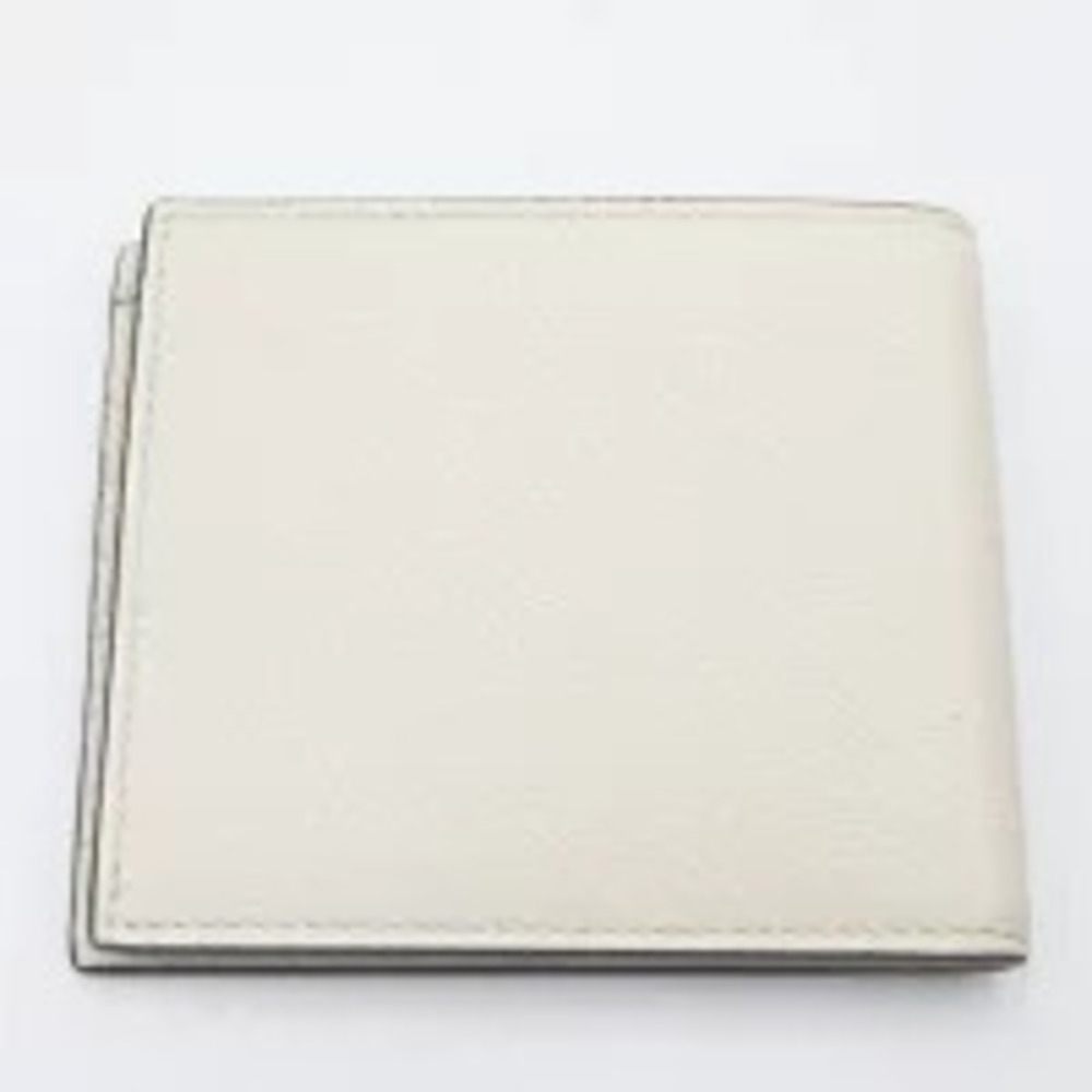 Gucci Bi fold Wallet Off white Black Leather h - Picture 2 of 11